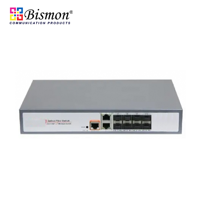 8*SFP Fiber optic 1000M with 2 Port RJ45 Managed L2 Switch